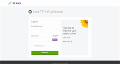 Desktop Screenshot of legacywebmail.telus.net